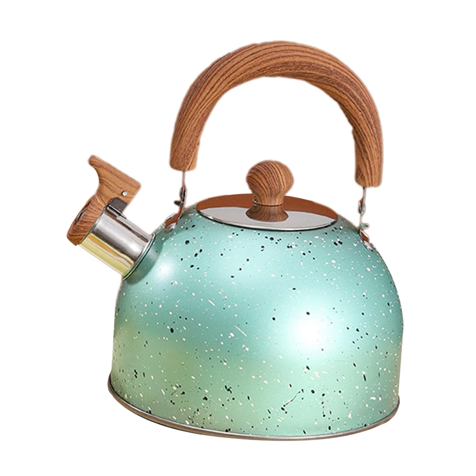 Stainless Whistling Water Kettle Teapot Cookware Milk Kettle Kitchenware Green