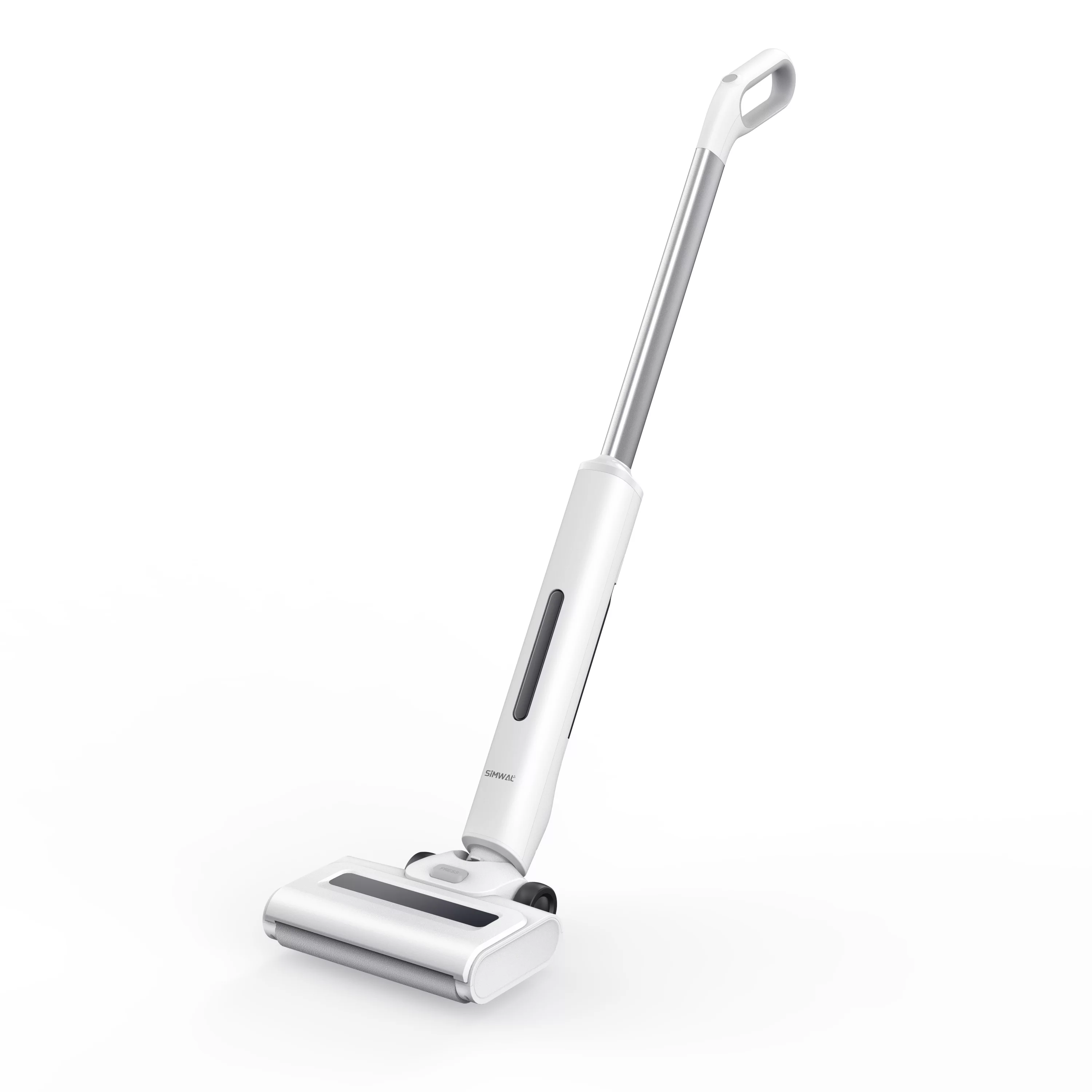 Simwal Wet Dry Vacuum Cleaner,Cordless Floor Cleaner for Sticky Messes and Waste,Smart Vacuum and Mop with Self-Cleaning,Intelligent Recognition for Hard Floor and Area Rugs .Off-White