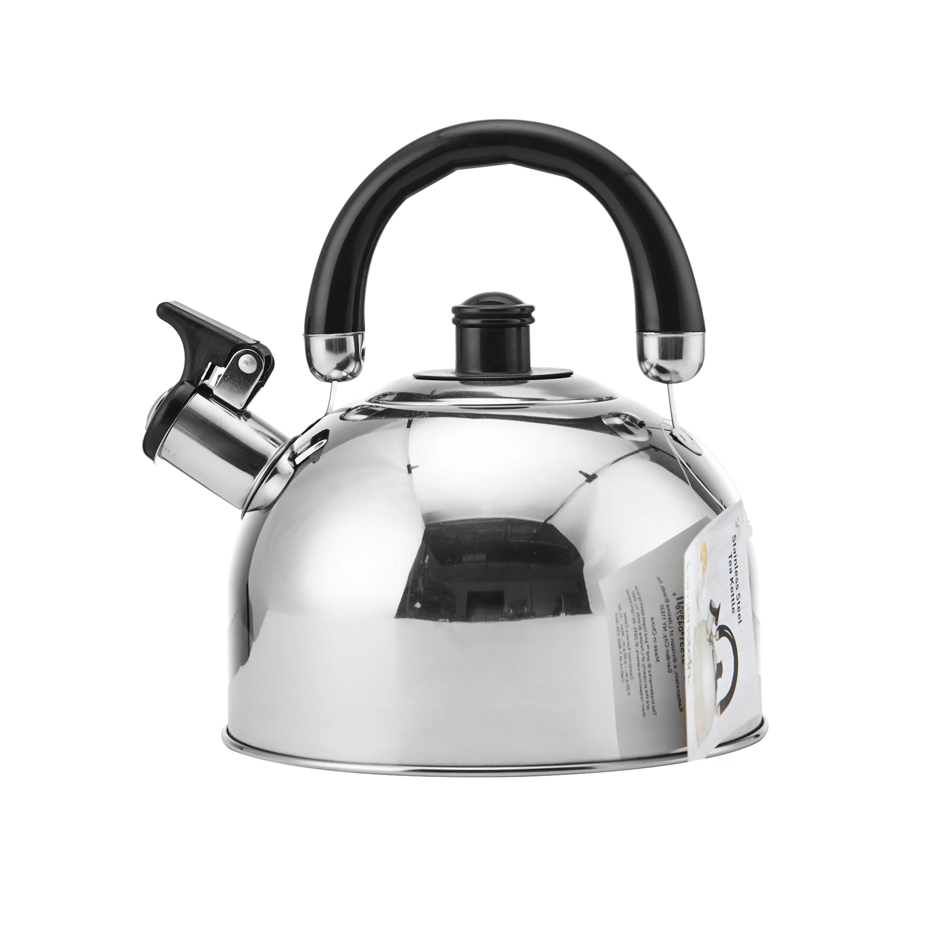 Kamenstein 2.3-liter Polished Stainless Steel Whistling Teakettle
