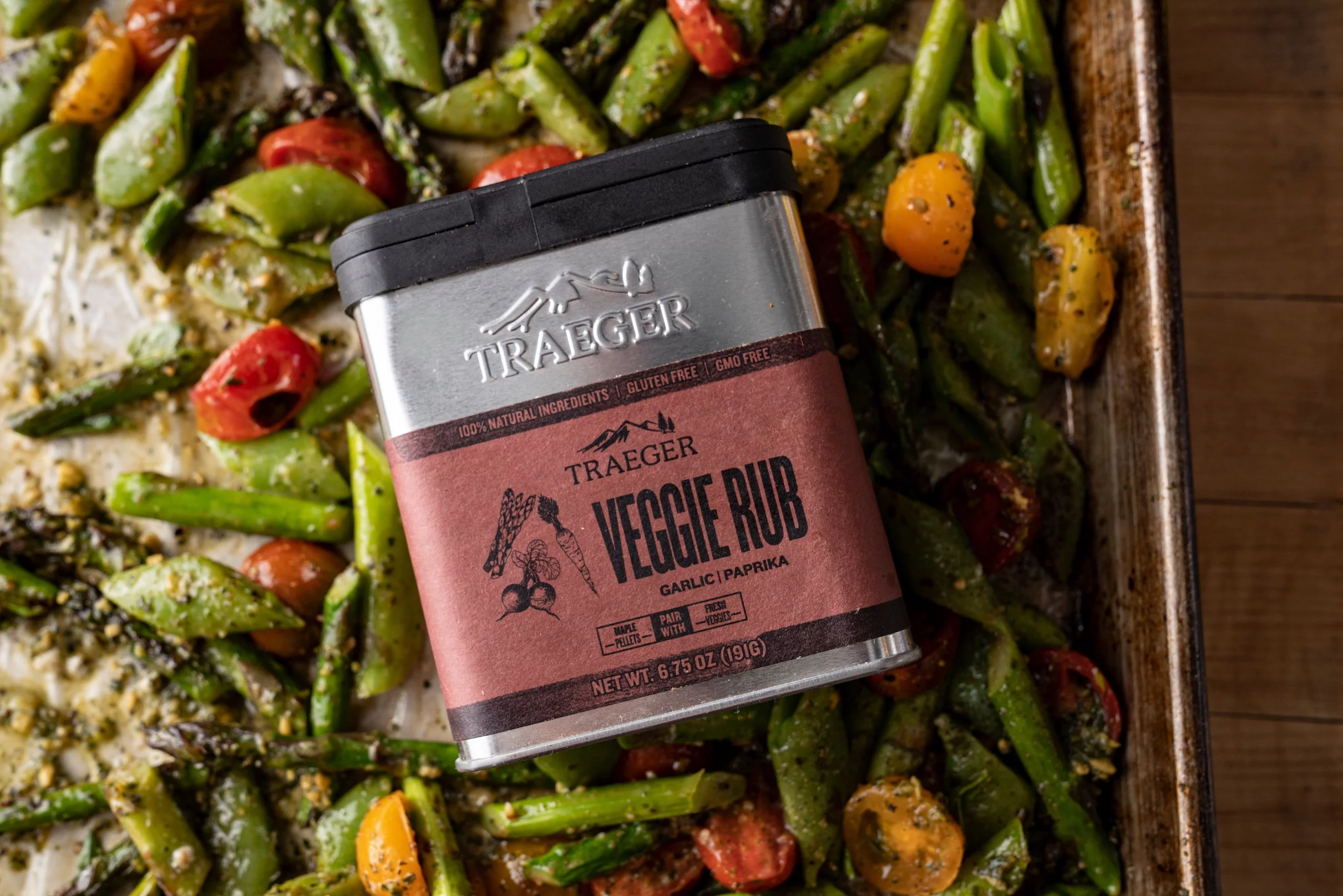 Traeger Pellet Grills 6.75oz Veggie Rub with Garlic and Paprika