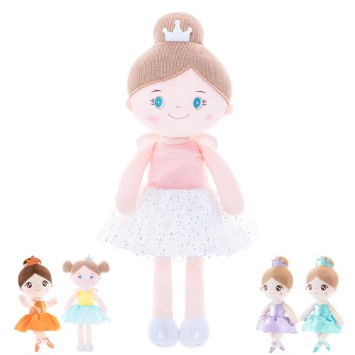 Gloveleya Baby Girl Gift First Baby Doll Plush Doll Print Sunflowers