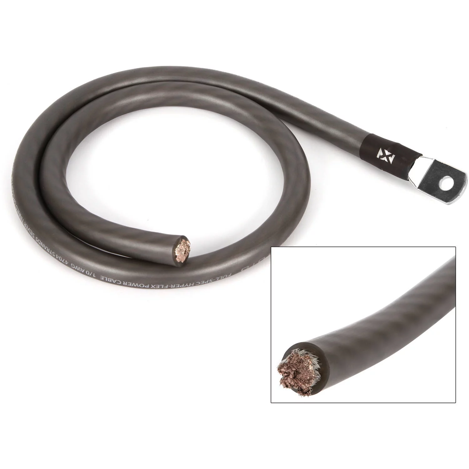 NVX XAPK0 Full Spec 1/0 Gauge 100% (OFC) Oxygen Free Copper Amplifier Power Wiring Kit with Speaker Wire for Amplifiers up to 4000 Watts