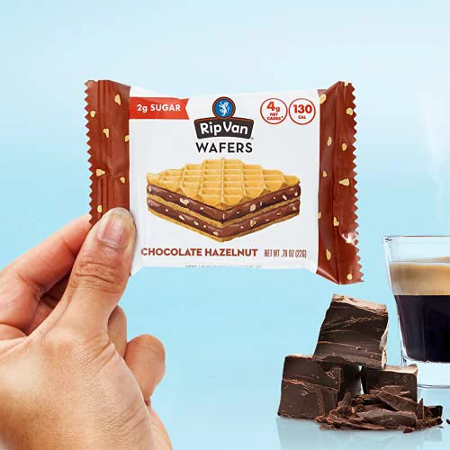 Wafer Snacks by Rip Van - Chocolate Hazelnut (16-Pack)