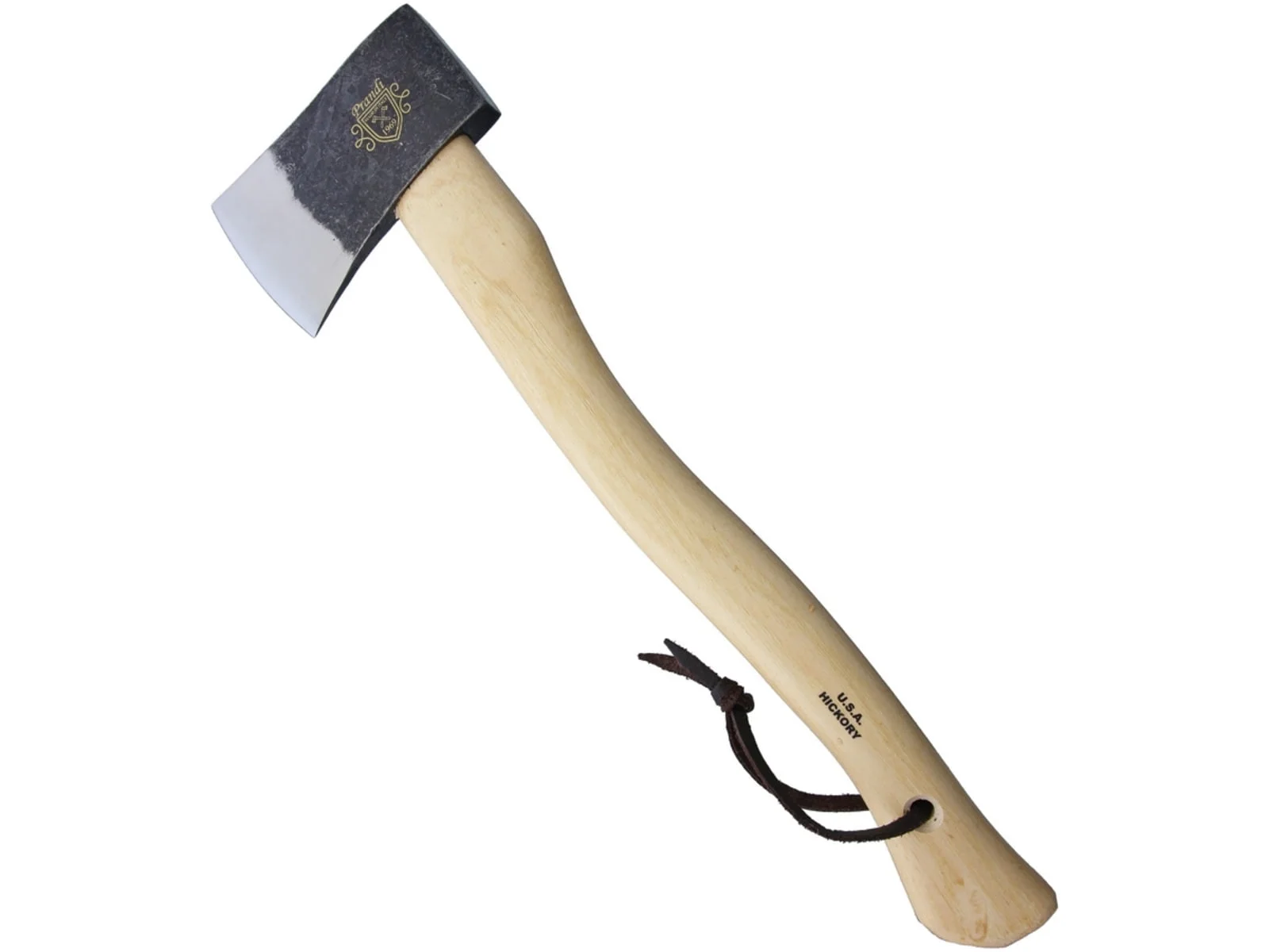 Prandi Yankee Hatchet Partially Polished Blade with 19.7in Hickory Handle, 19.75