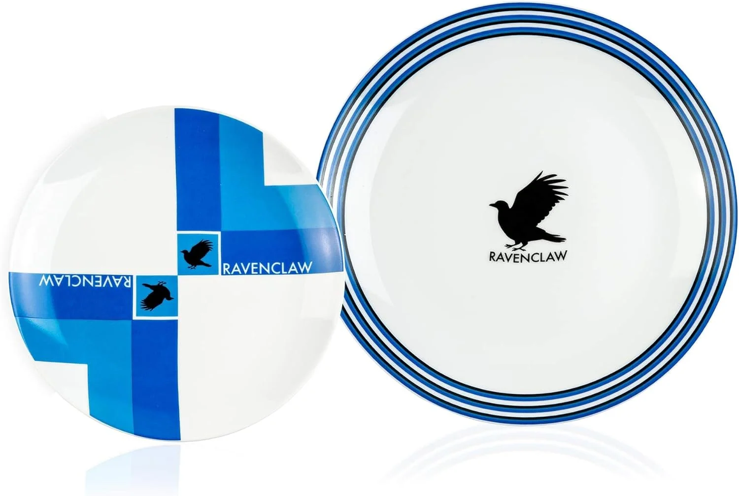 Ravenclaw 16 Piece Porcelain Dinnerware Set For 4 - Includes 4 Dinner Plates, 4 Salad Plates, 4 Bowls And 4 Mugs
