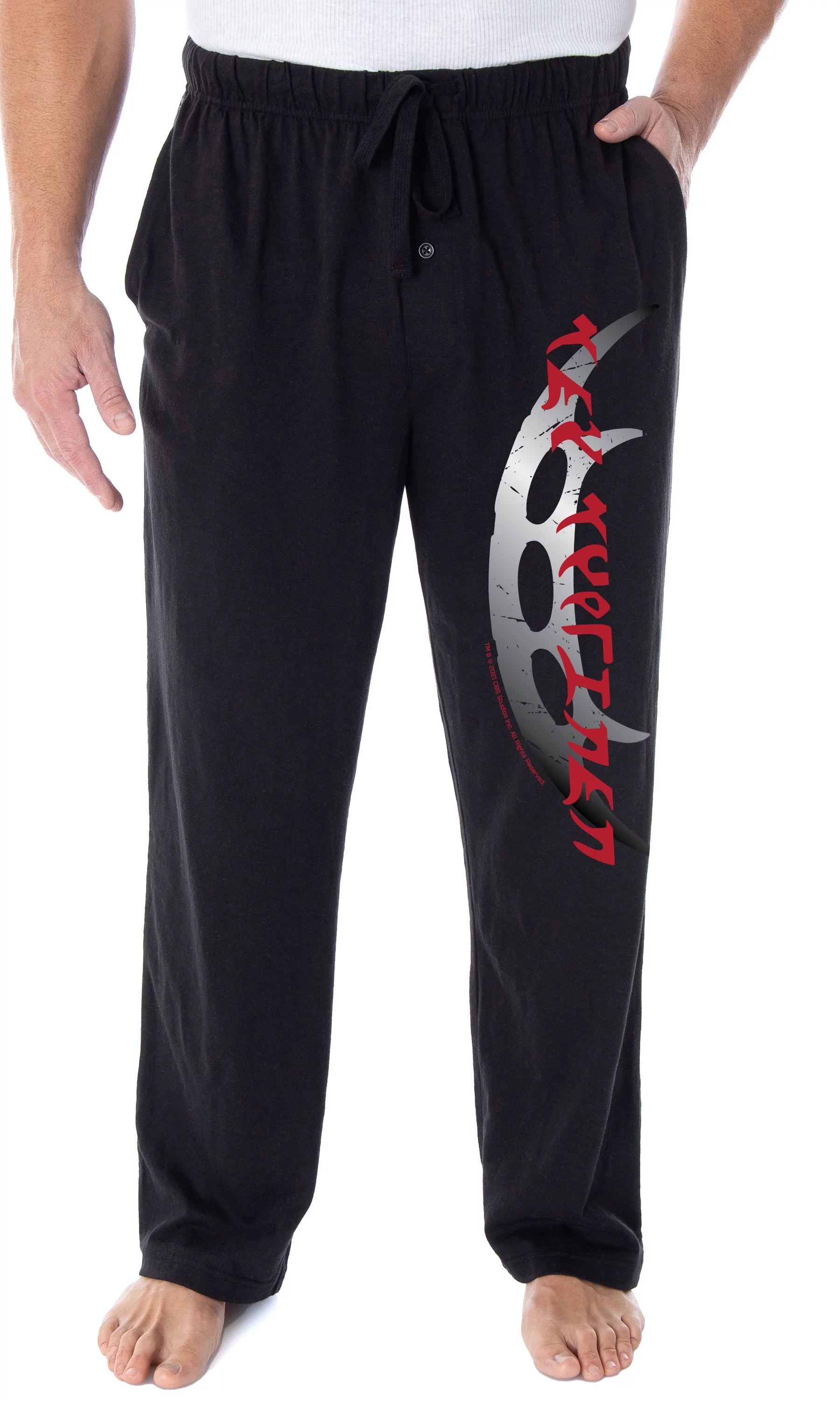 Star Trek The Next Generation Men's Klingon Bat'Leth Lounge Pajama Pants (XL)