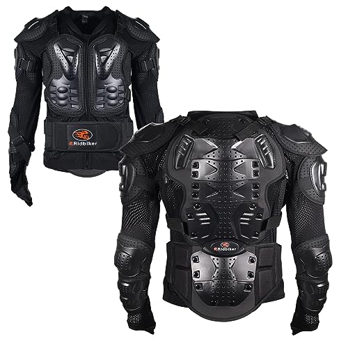 RIDBIKER Motorcycle Jacket Full Body Armor,Chest Protection Dirt Bike Gear for Men Motorcycle Gear Motorcycle Armor Motocross