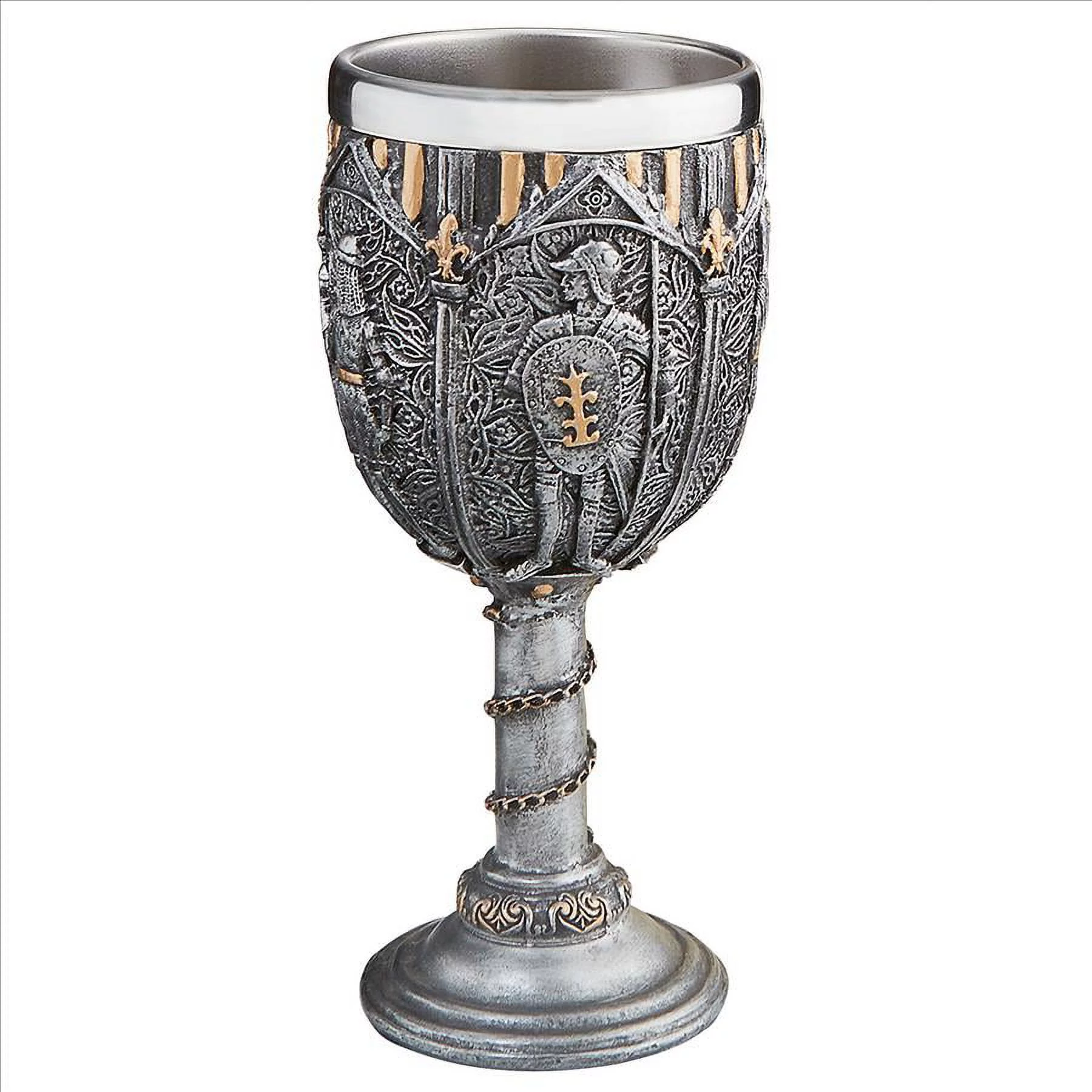 Design Toscano  Legion of the King's Knights Royal Gothic Goblet