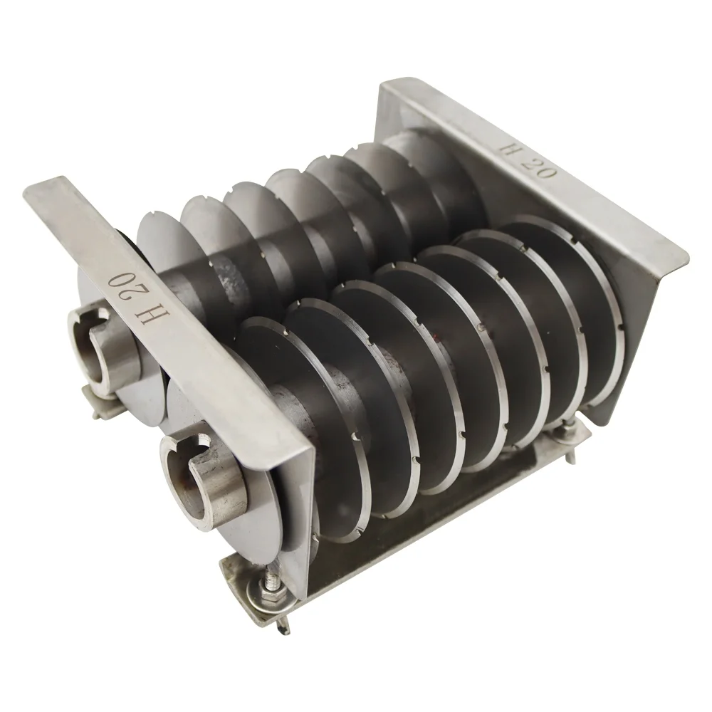 INTBUYING 20mm Blade for QE QH Commercial Electric Meat Cutting Machine Slicer Cutter Machine Body