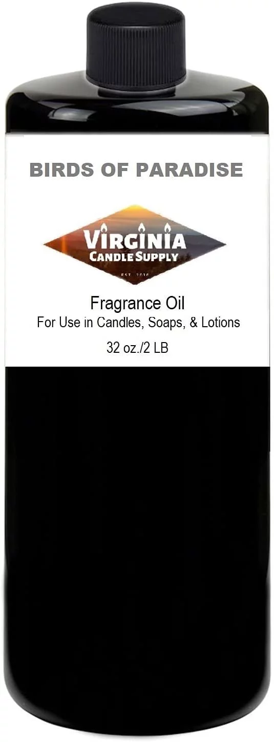 Birds of Paradise Fragrance Oil Our Version of The Brand Name 32 oz Bottle for Candle Making, Soap Making, Tart Making, Room Sprays, Lotions, Car Fresheners, Slime, Bath Bombs, Warmers