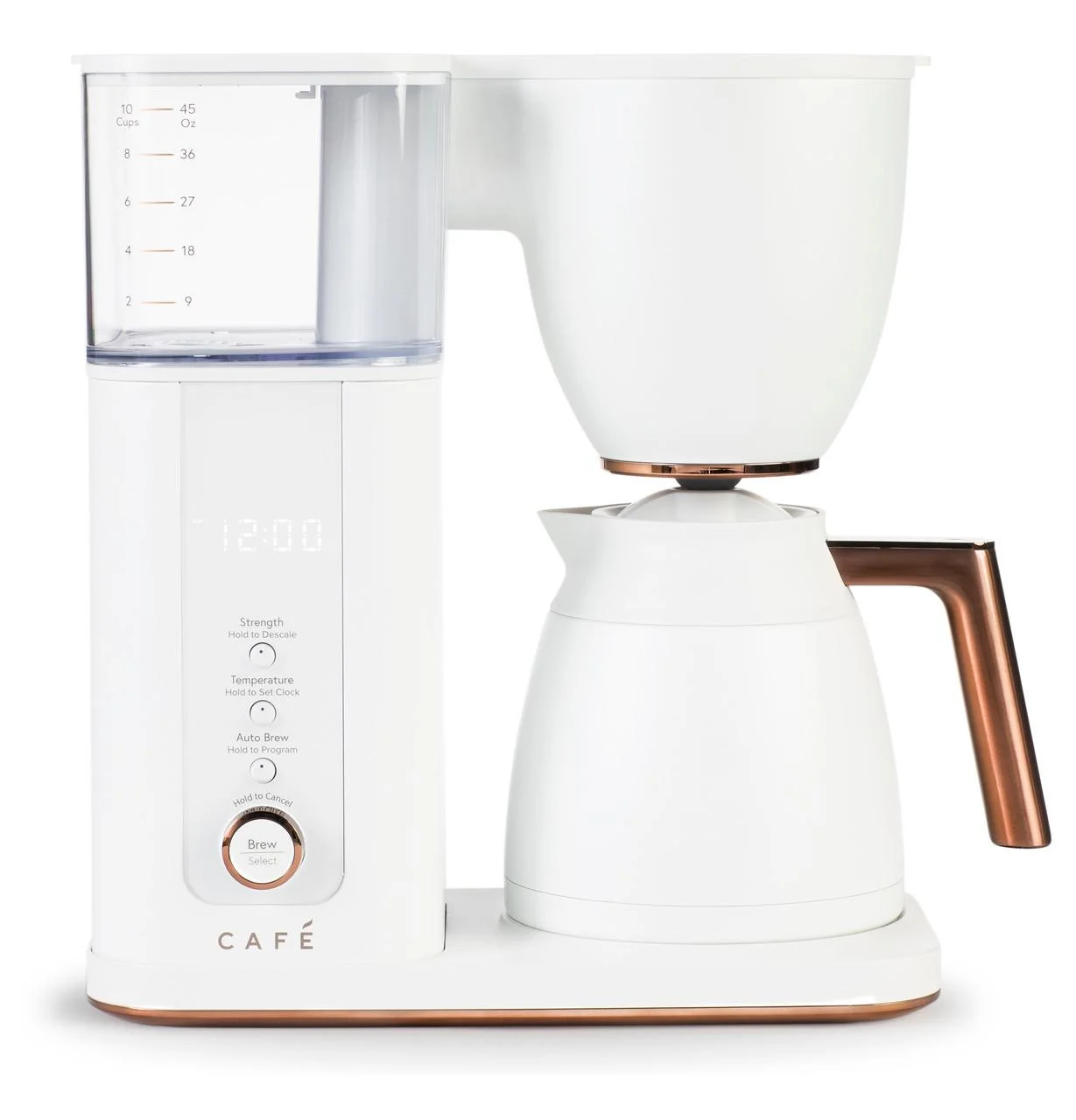 Caf - Drip 10-Cup Coffee Maker with WiFi - Matte White