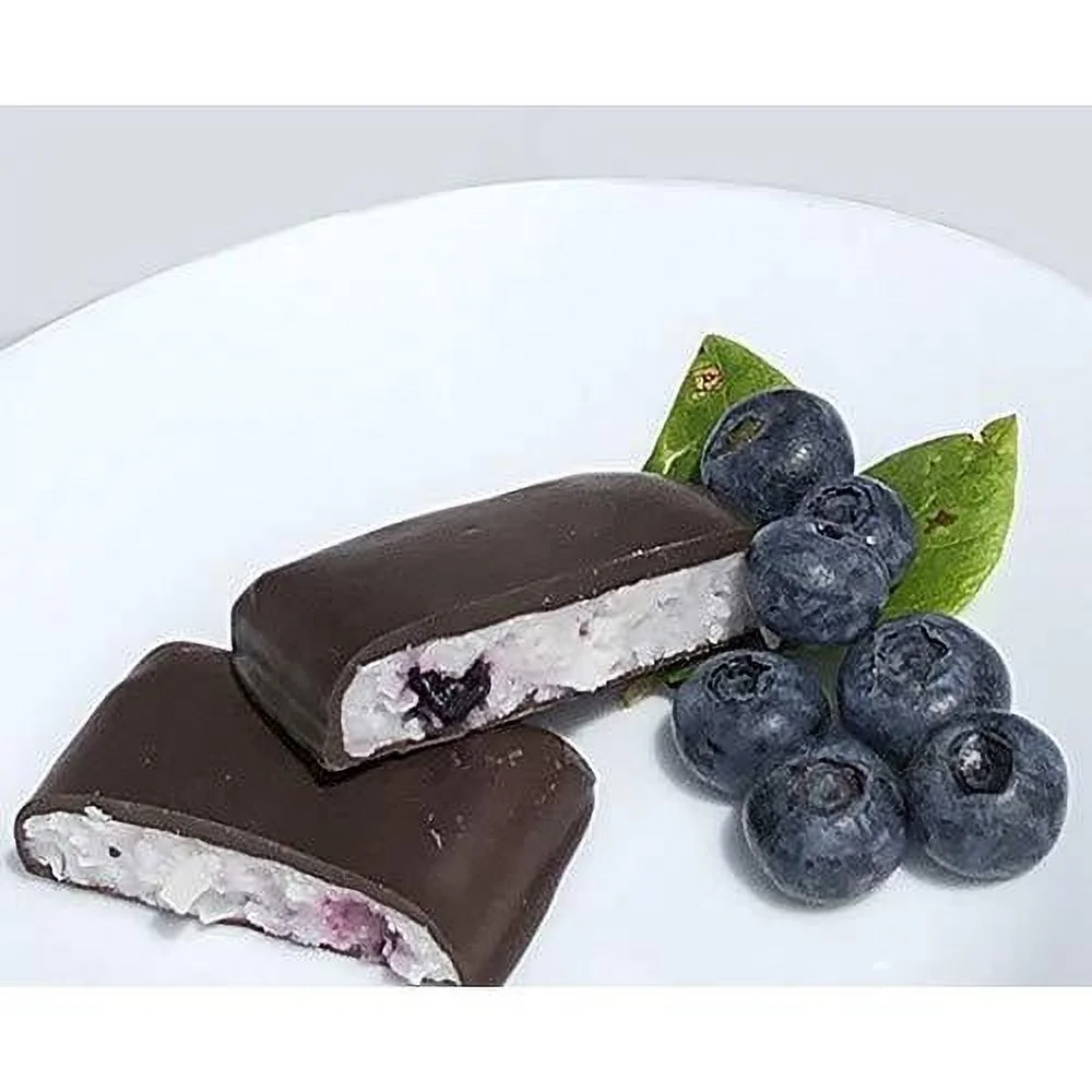 Wild Blueberry Needhams, Gourmet Chocolate Candy Bars, 6 Count, Great For Valentine's Day, Mother's Day, Christmas, Corporate Gifts Or Get Well Gift
