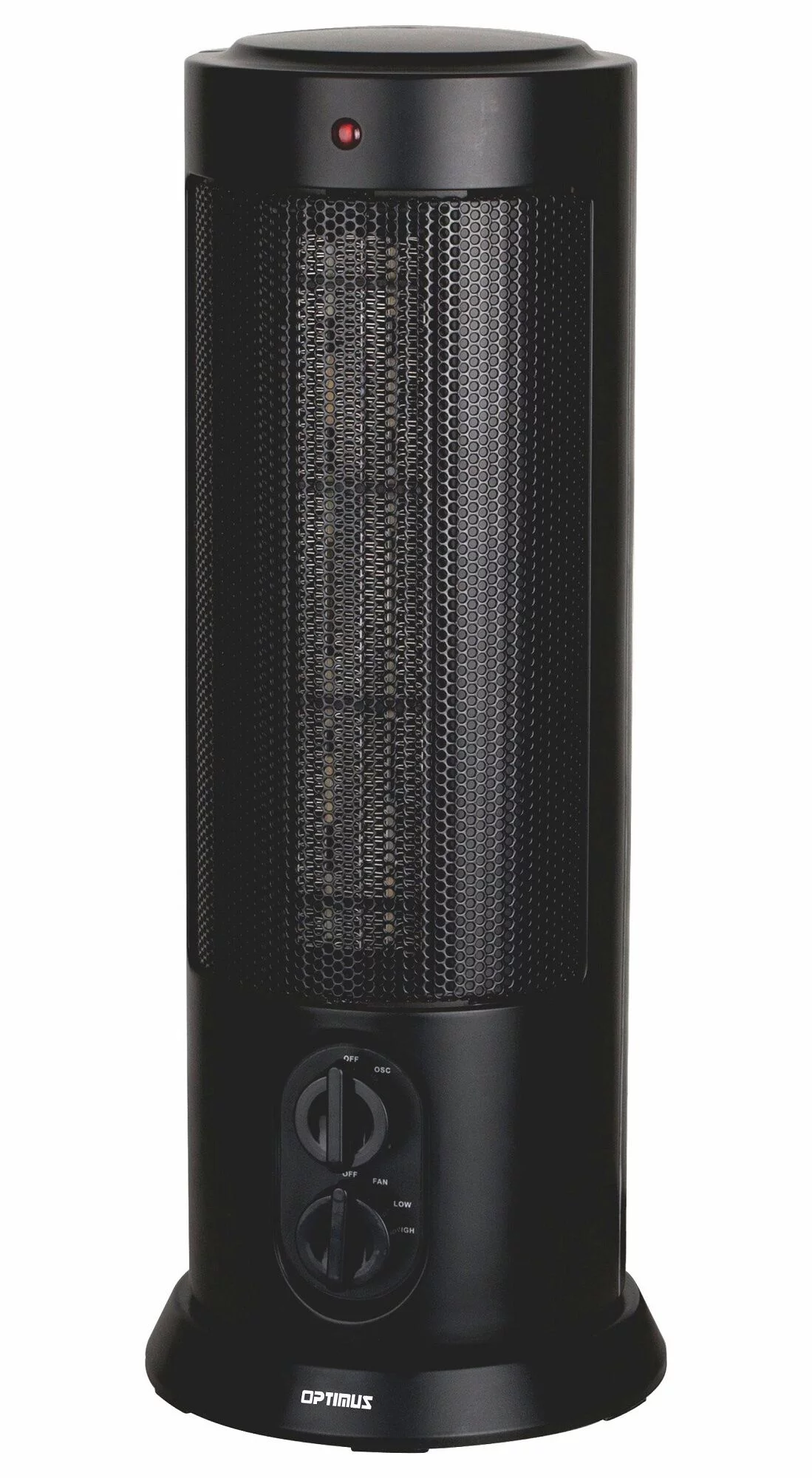 Optimus 18 in. Oscillating Tower Heater w/ Thermostat