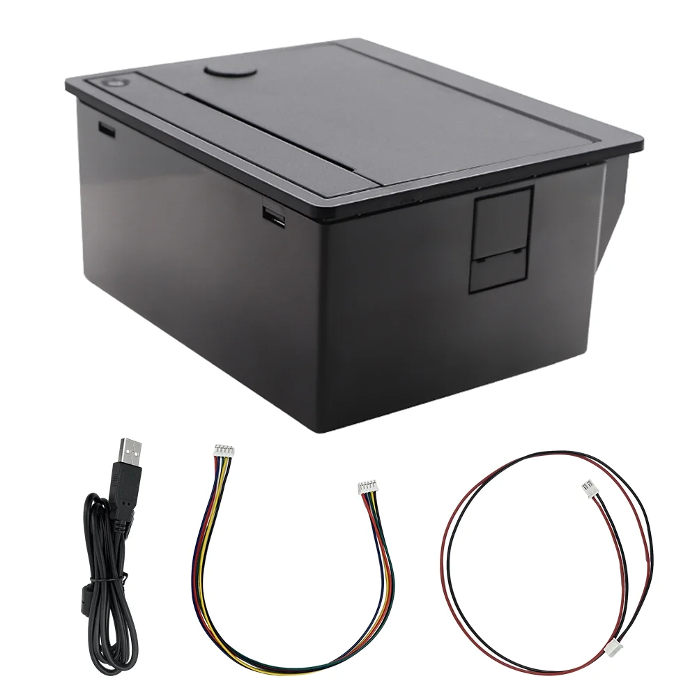 Dadypet Thermal Printer,Thermal Printer With Width 180mm/s Speed Compatible With Windows 180mm/s Speed Auto Commands 72mm Width With Windows Linux Auto Paper Cutter Printer With Ttl+rs232+usb