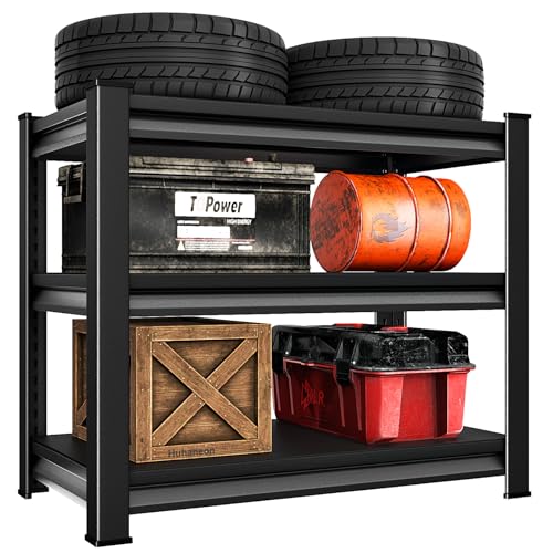 35.4''W Garage Shelving Heavy Duty, 1200LBS Loads Adjustable Storage Shelves,35.4