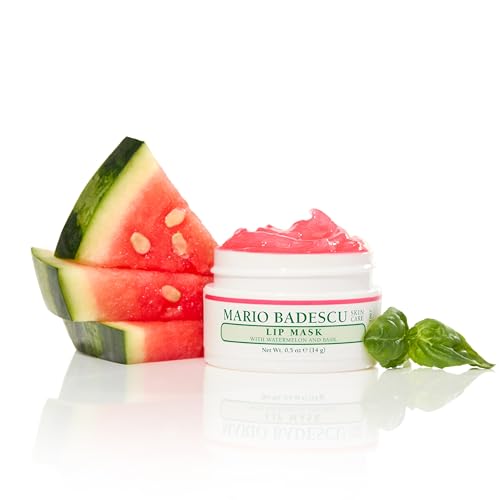 Mario Badescu Lip Mask, Overnight Lip Treatment Enriched With Skin Softening Coconut Oil and Hydrating Shea Butter