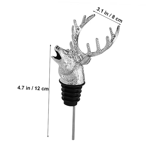 Quality Deer Head Wine Pourer Stag Wine Stopper Decanter Aerator Red Accessories