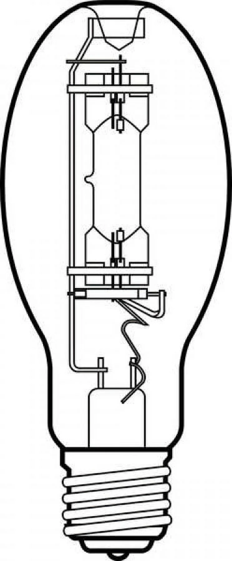 GE Lighting 22575 100-Watt High Color Rendering Mercury ED23.5 Mogul Screw Light Bulb, 1-Pack