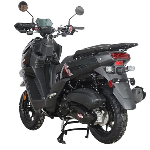 X-PRO Gas Adult Moped Tank 200 Gas Moped Street Bike,12