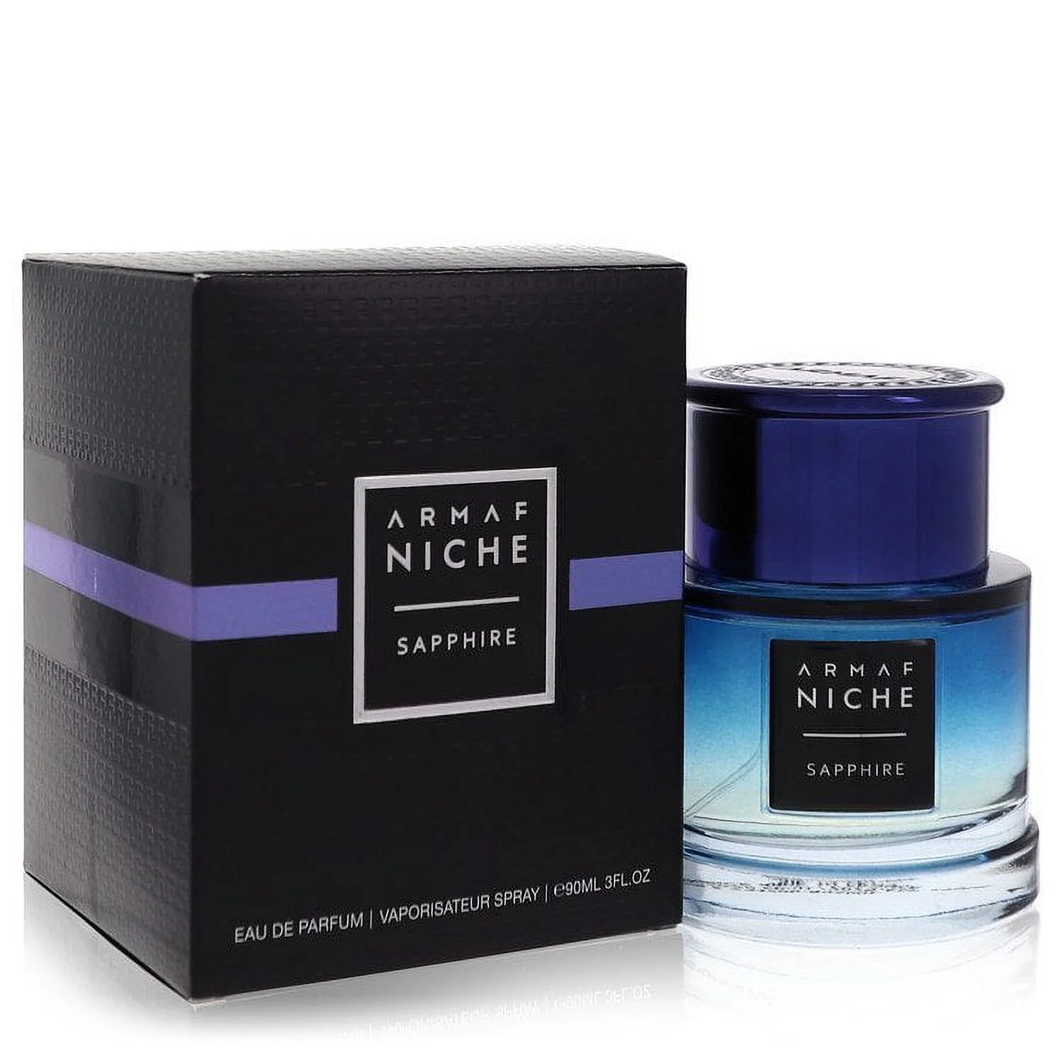 Armaf Niche Sapphire EDP Spray - Refreshing Aquatic Amber Blend
