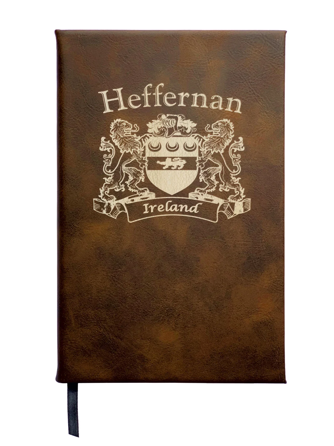 Heffernan Irish Coat of Arms Leather Journal