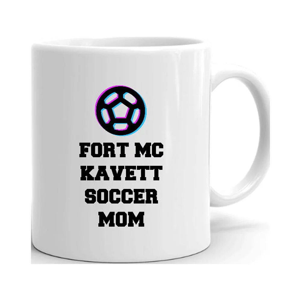Tri Icon Fort Mc Kavett Soccer Mom Ceramic Dishwasher And Microwave Safe Mug