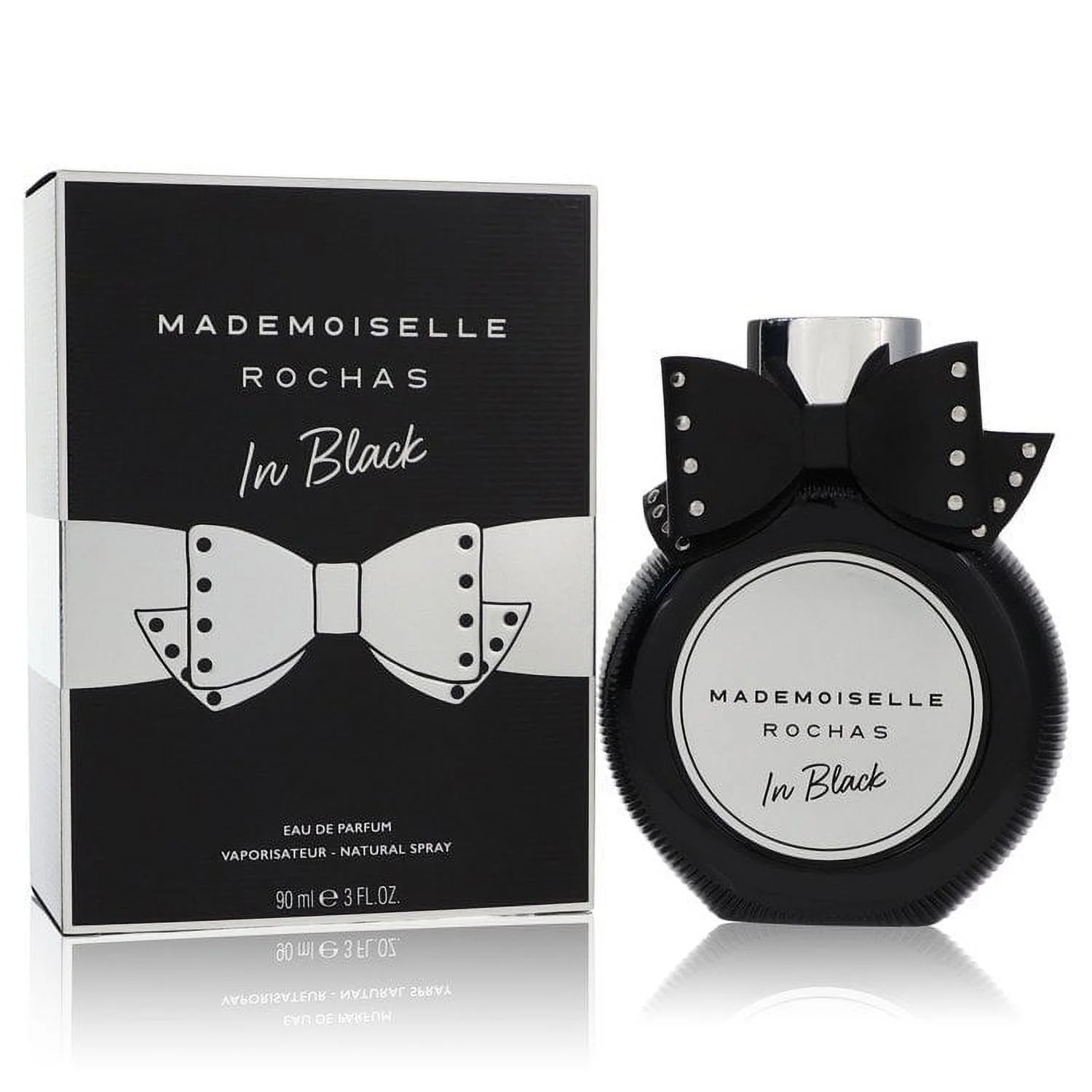 Mademoiselle Rochas In Black by Rochas Eau De Parfum Spray 3 oz For Women