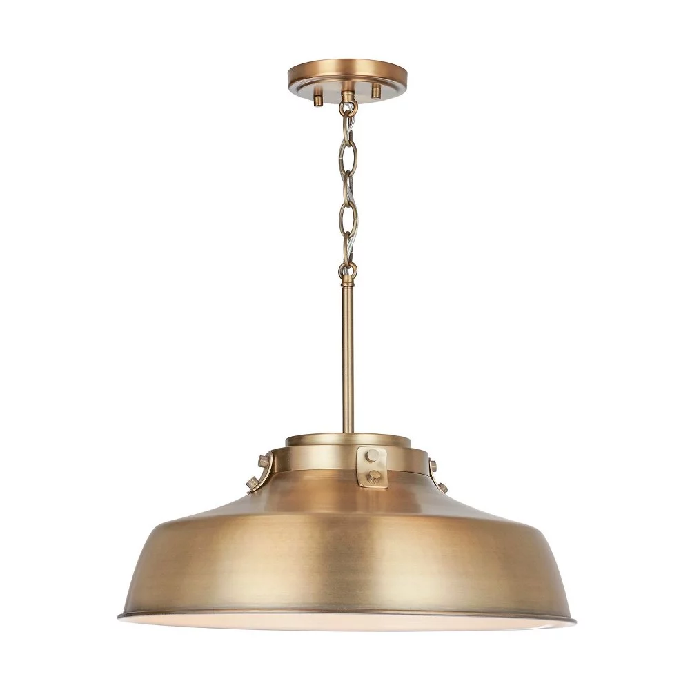 Austin Allen - Oakwood - 1 Light Pendant In Urban and Industrial Style-7.25