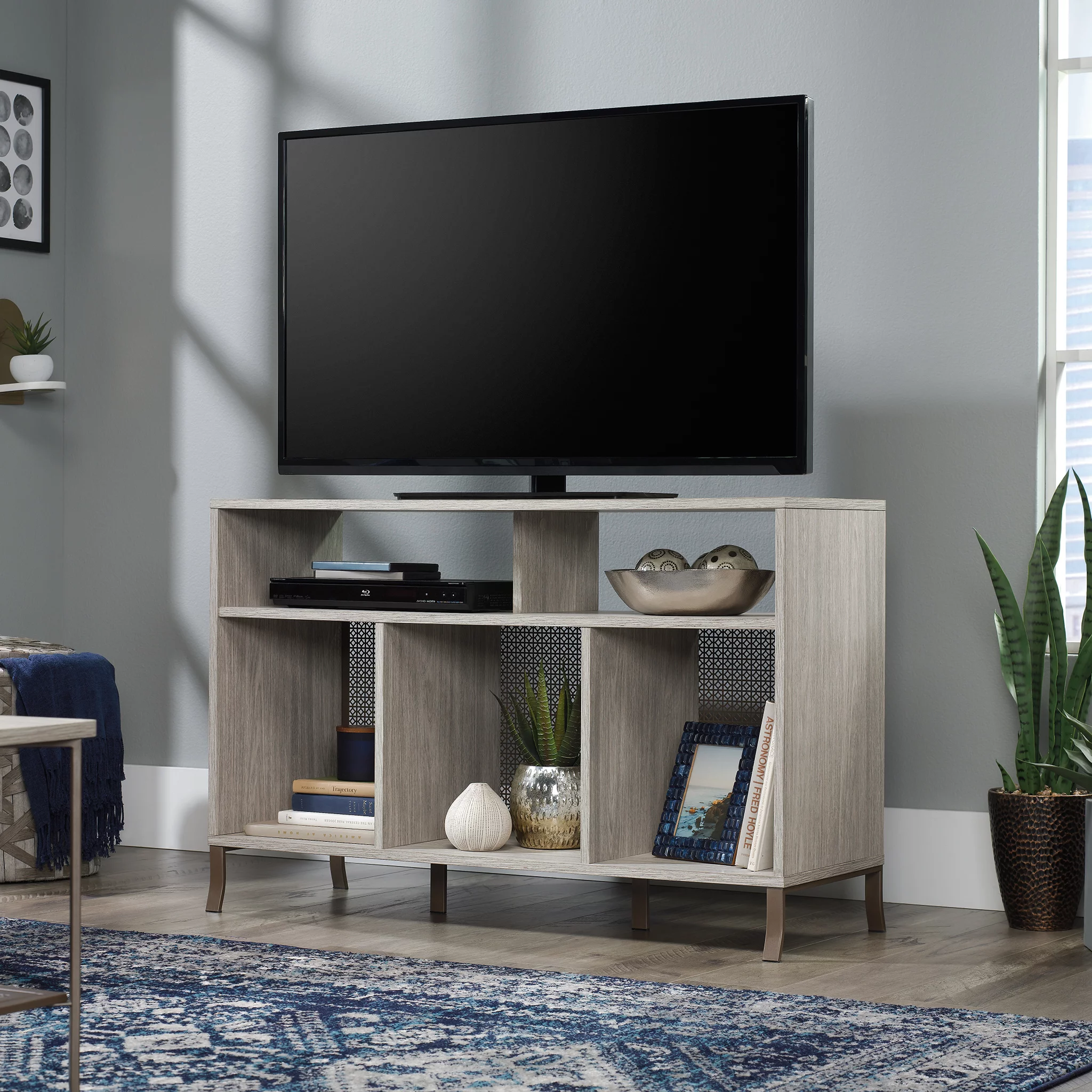 Sauder Center City TV Stand, for TVs up to 50