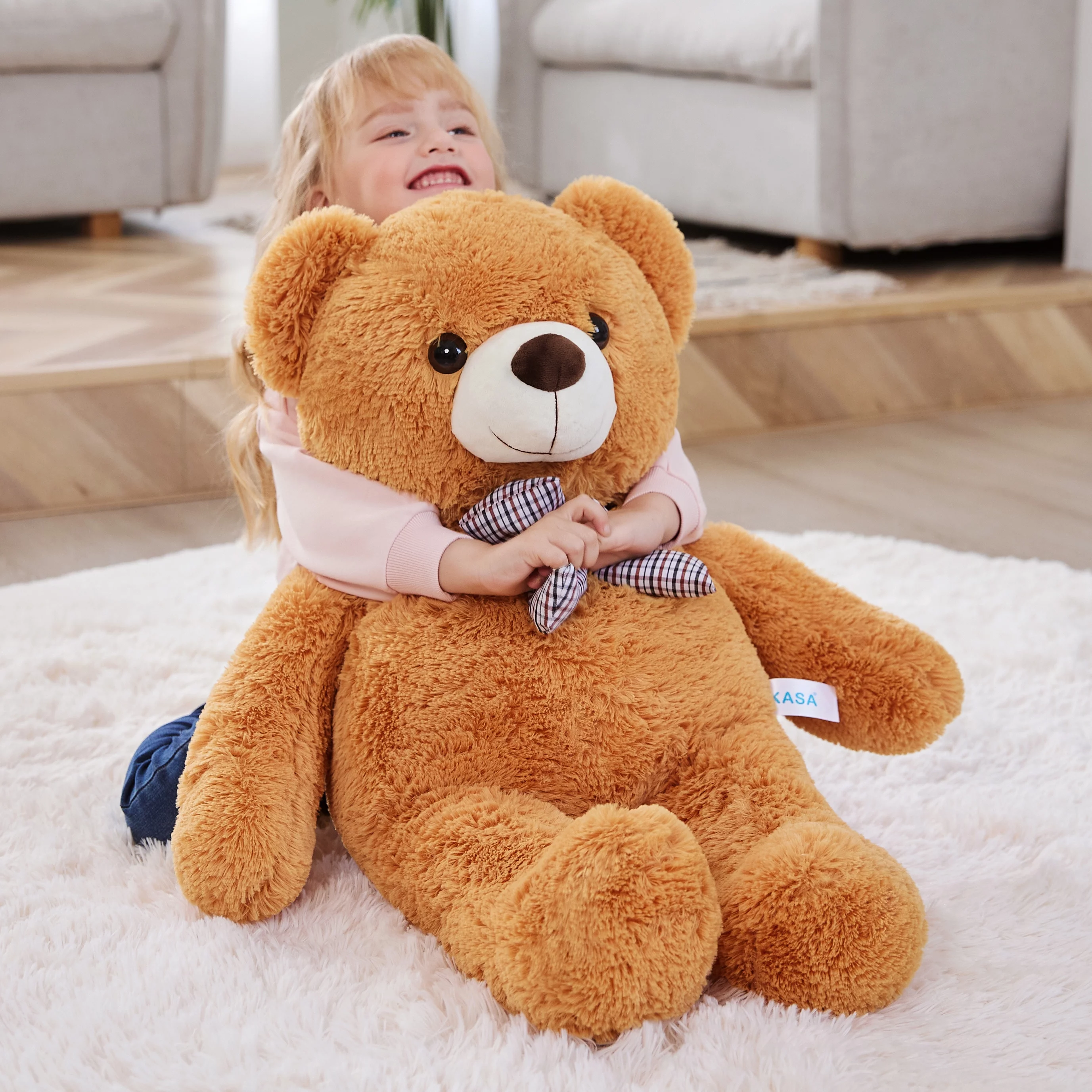 IKASA Giant Teddy Bear Stuffed Animal Plush Toy,Large Jumbo 30