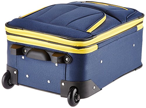 Rockland Fashion Expandable Softside Upright Luggage Set, Charcoal, 2-Piece (14/19)