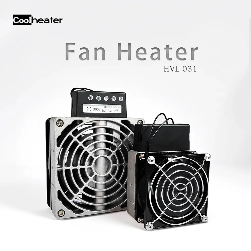 dropshipping HVL031 compact industrial PTC electric fan heater for cabinet 150W