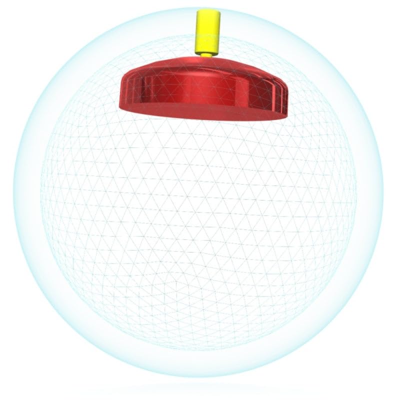 Ice Bowling Ball- Teal/Silver/Graphite