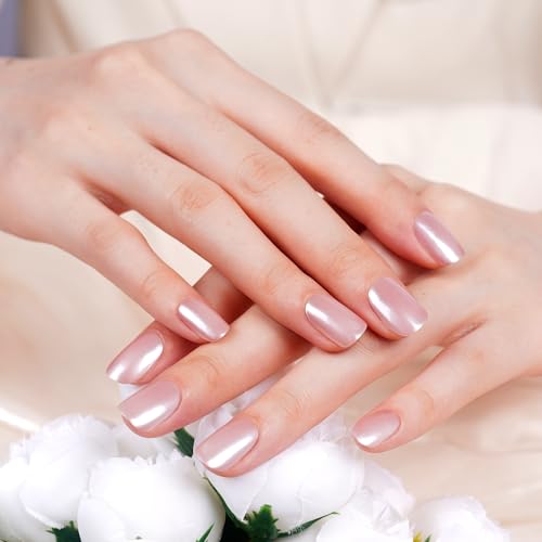 DANNI & TONI Semi Cured Gel Nail Strips Christmas Santa Claus Snowflakes Cat Eye Gel Nail Wraps 28 Stickers | Mistletoe Meow