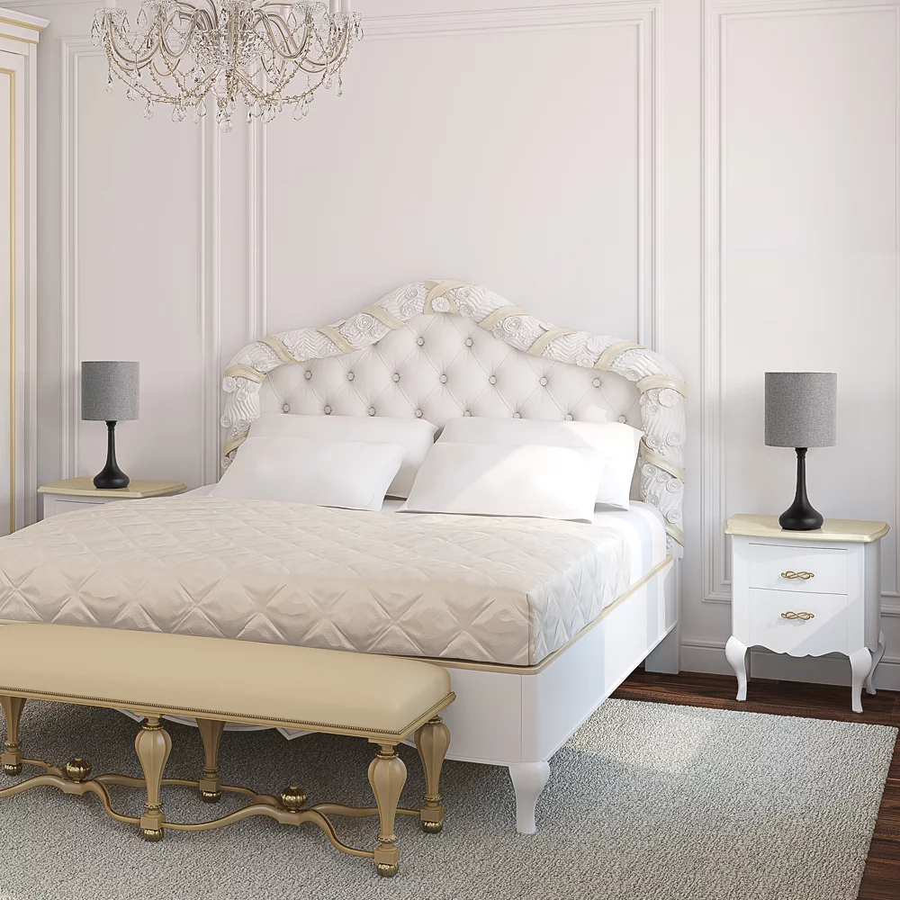 Bedroom Table Lamp Set of 2 Living Room Bedside Lamps Grey Lampshade Suit Modern Decor