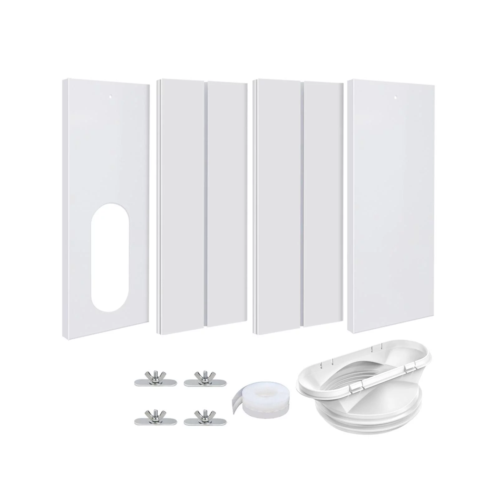 seal Portable Air Conditioner Window for Sliding Window Ducting 4pcs