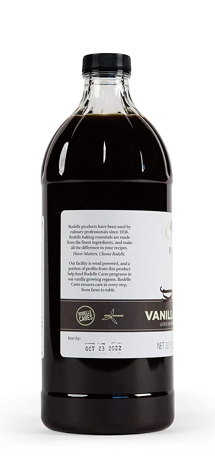 Rodelle Pure Vanilla Extract, 32 oz