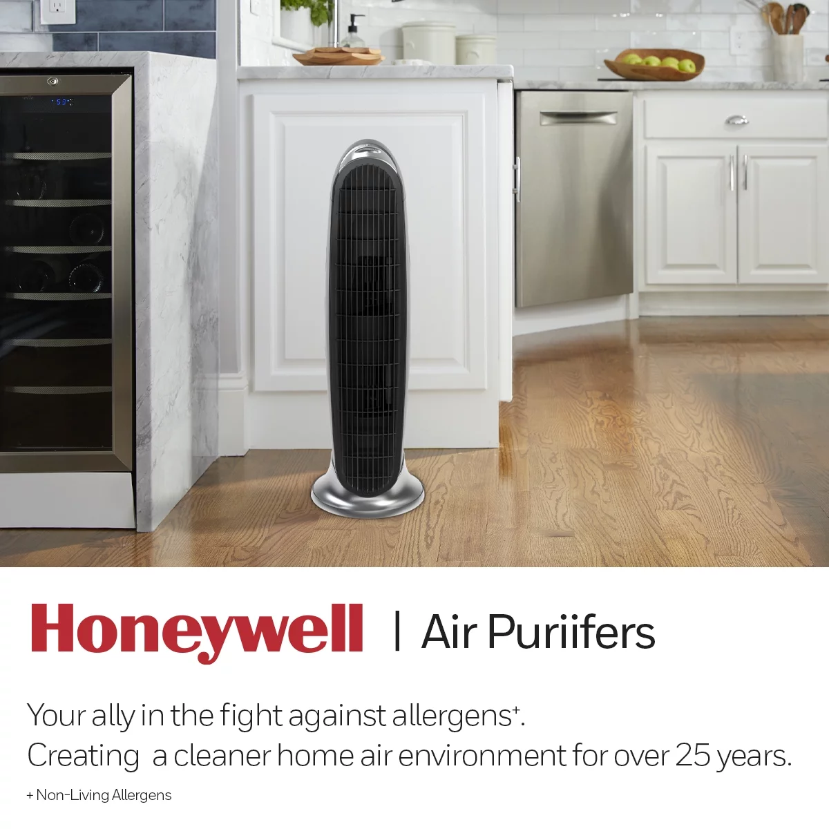 Honeywell QuietClean® Air Purifier, Medium- Large Rooms (170 sq.ft), HFD120Q, Black