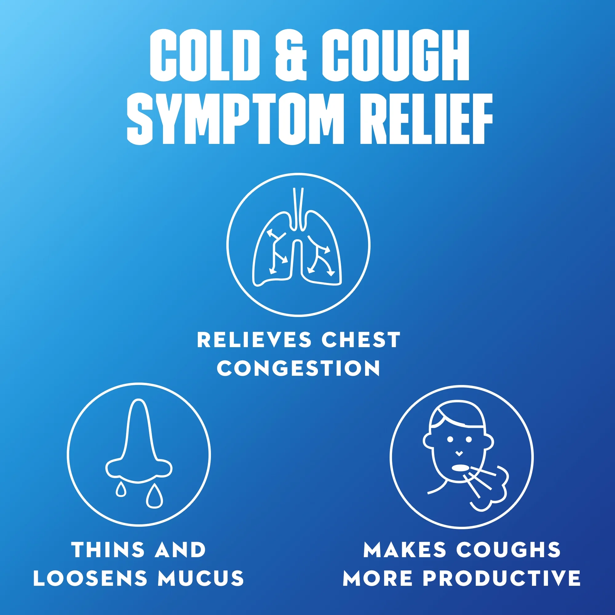 Mucinex 12 Hour Relief, Chest Congestion & Excess Mucus Relief, 100 Tablets