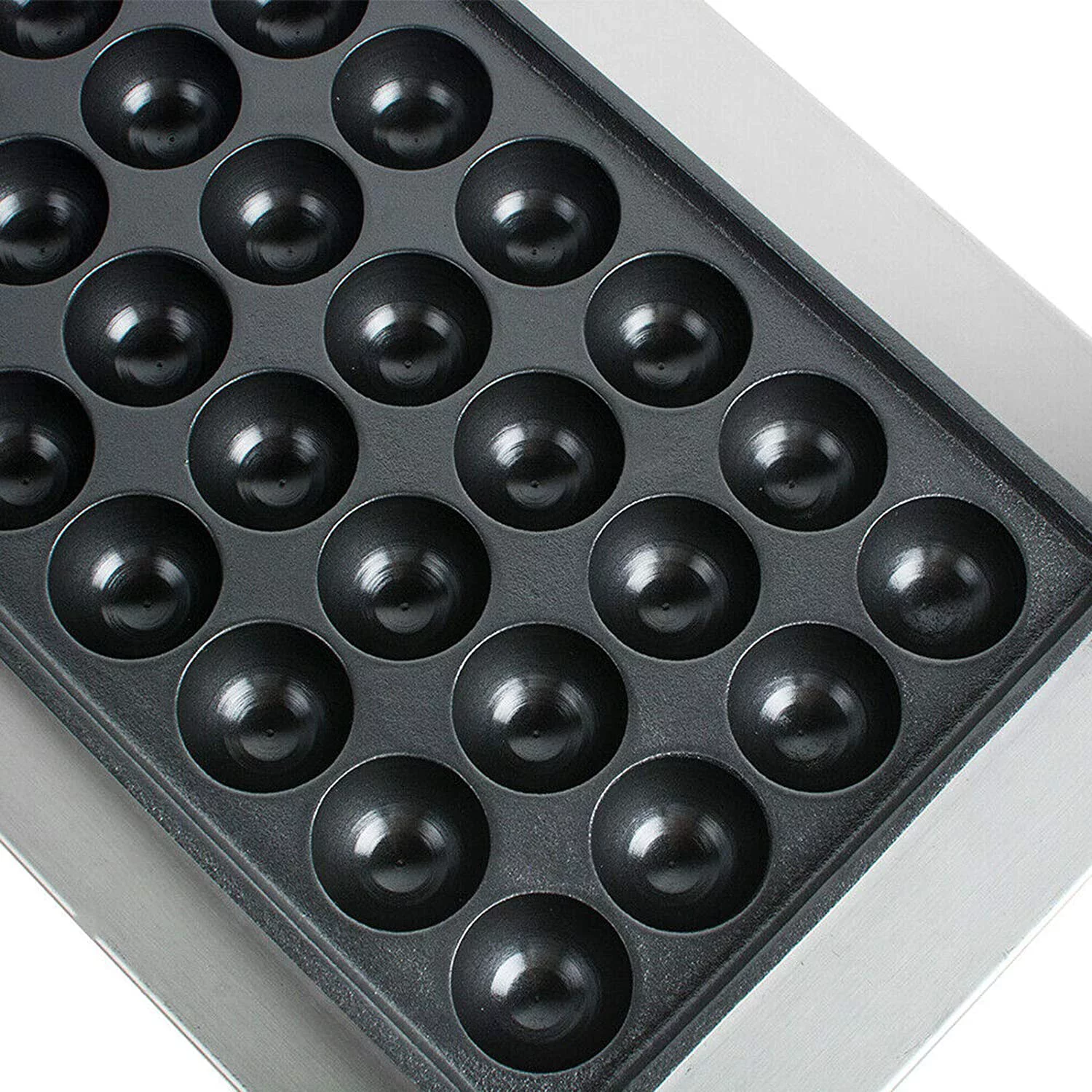 TFCFL 28 Holes Takoyaki Grill Pan Commercial Electrical Takoyaki Maker Not-Stick Takoyaki Machine Fish Ball Grill Stainless Steel Cooking Baking Mold 2000W