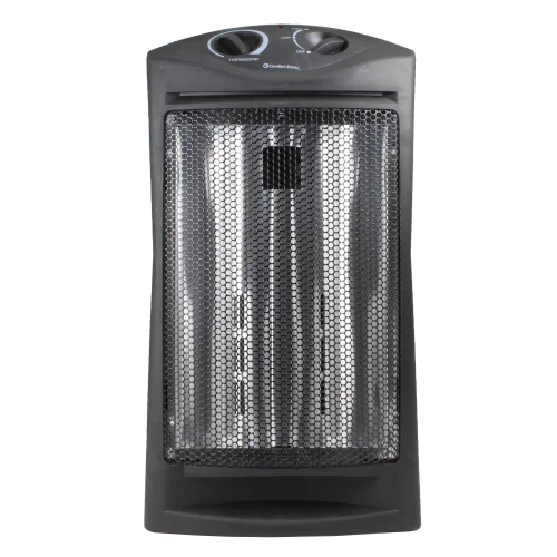 Comfort Zone CZQTV007BK Fan-Assisted Tower Radiant Quartz Heater