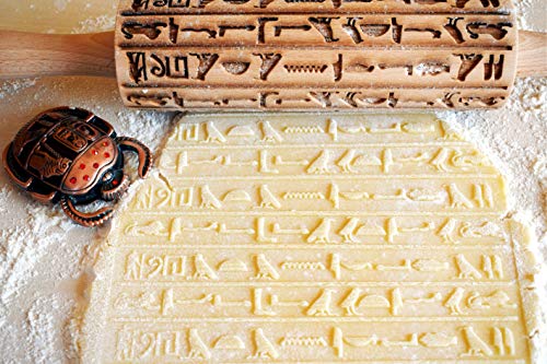 HEARTS EMBOSSING ROLLING PIN WOODEN ROLLING PIN for EMBOSSED COOKIES with LOVE HEARTS