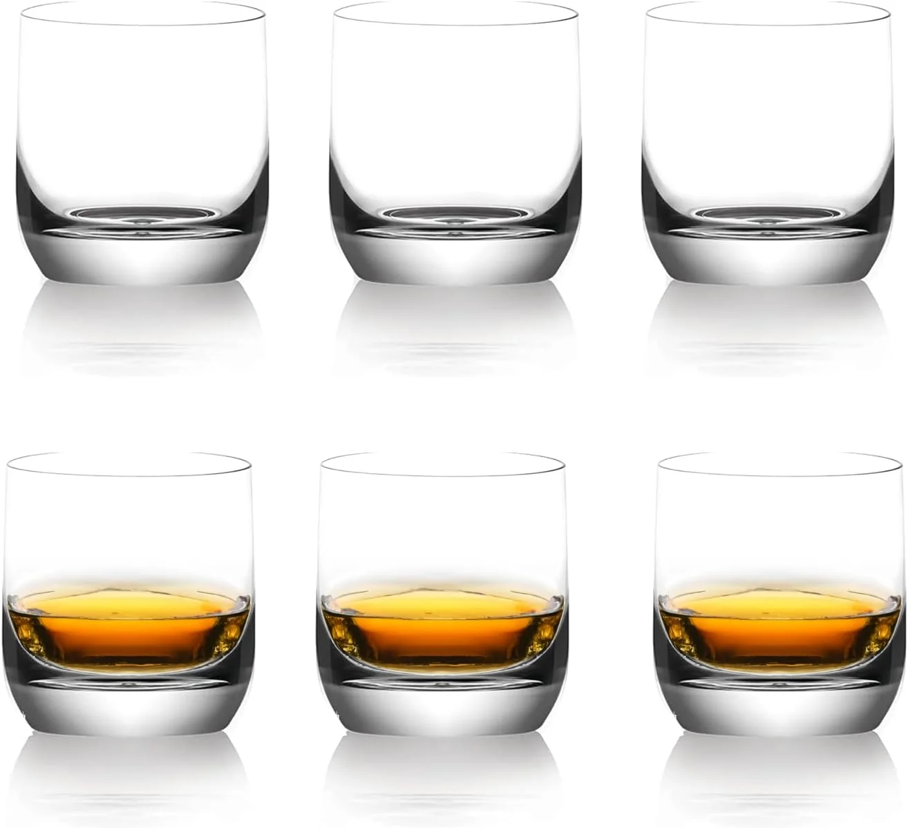 Crystal Double Old Fashioned Glasses (395 Ml / 13.3 Fl. Oz) (Set Of 6)