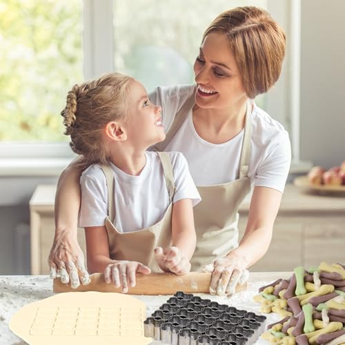 AIERSA Mini Gingerbread Cookie Cutter,Small Christmas Cookie Cutters,1 Inch Tiny Gingerbread Man Shapes Cookie Cutter,20 Cavity Metal Stainless Steel Christmas Cookie Cutters