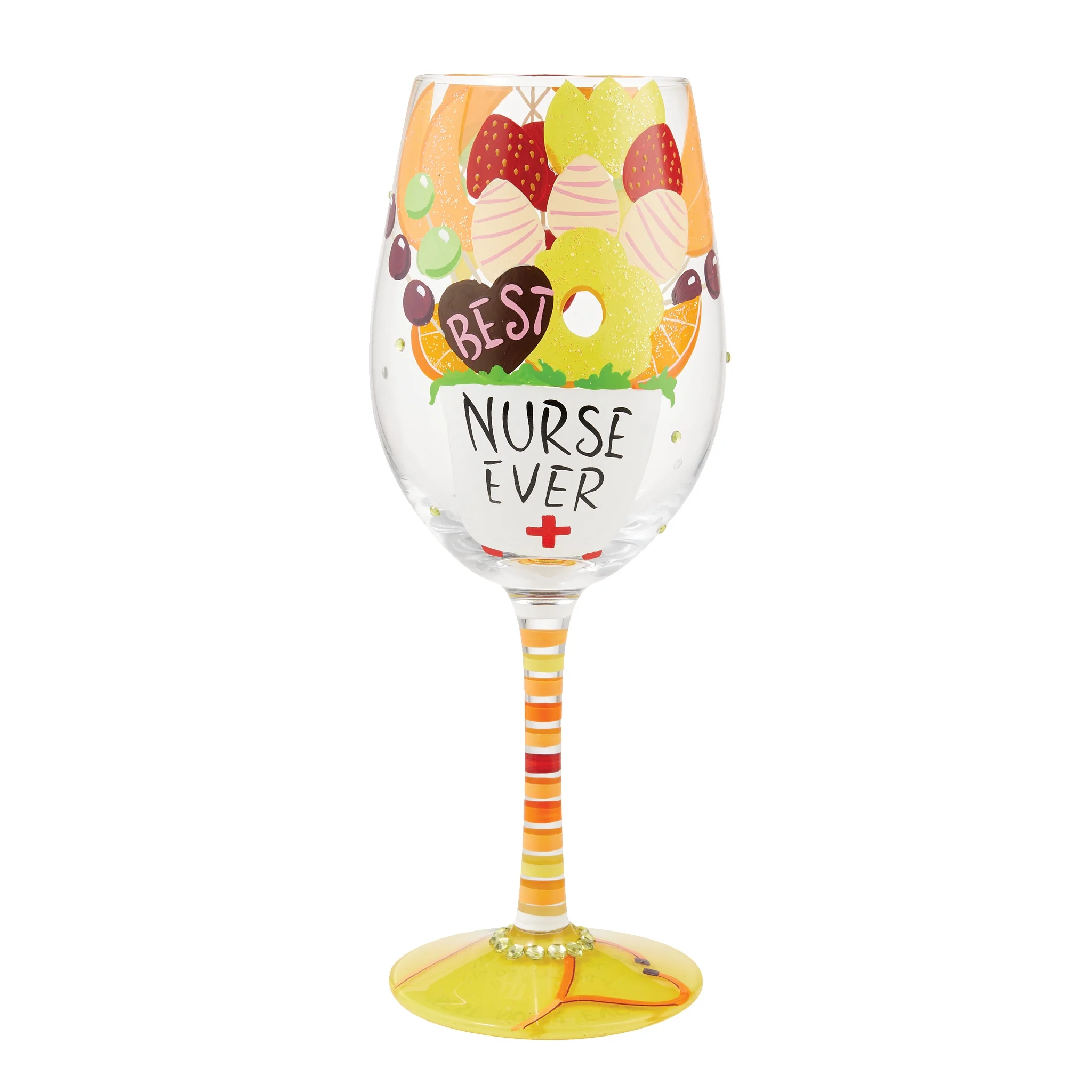 Lolita Best Nurse Ever Wine Glass