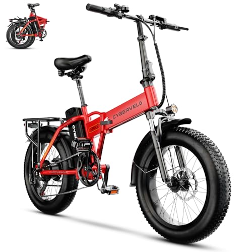 1000W Folding Electric Bike, 48V 20.8AH Large Removable Battery E-Bike, 30+MPH, 80 Miles Max Range, 20