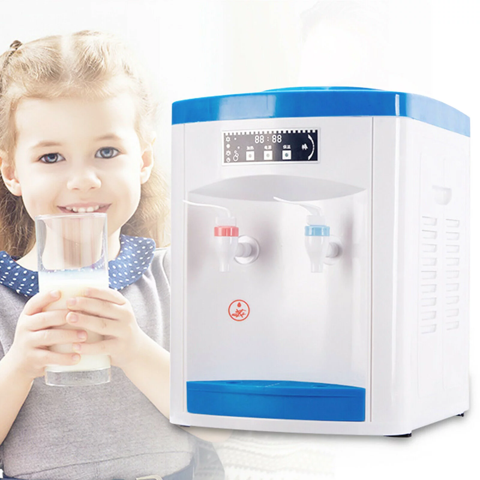 Mkyiongou 5 Gallon Top Loading Small Water Cooler Dispenser Cold/Hot Water Dispenser Home