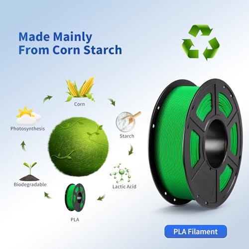 ANYCUBIC PLA Filament 1.75mm Bundle, 3D Printing PLA Filament 1.75mm Dimensional Accuracy +/- 0.02mm, 1KG Spool (2.2 lbs), 2KG Grey+Grey