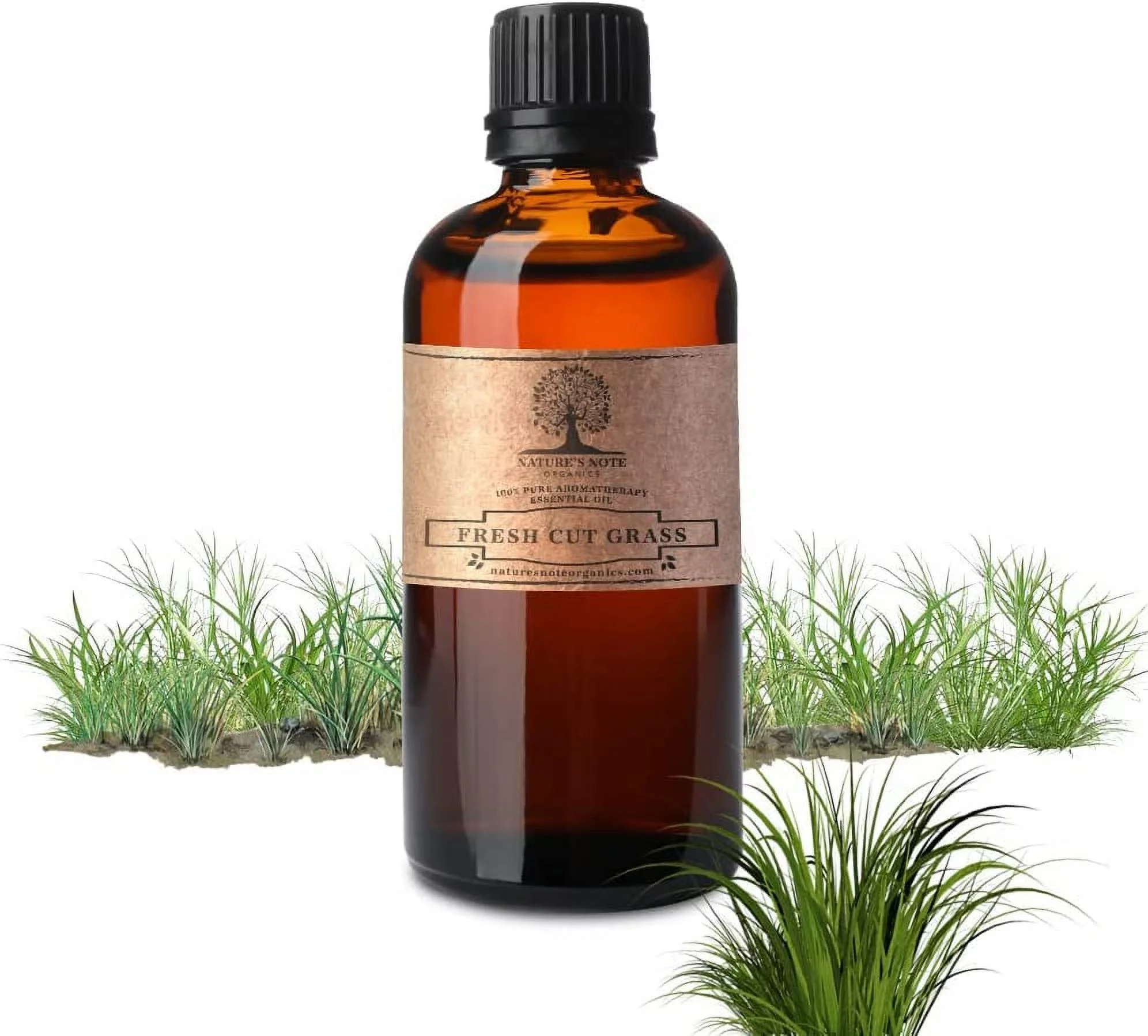 Fresh Cut Grass - 100% Pure Aromatherapy Grade Essential oil by Nature's Note Organics - 0.3 Fl Oz