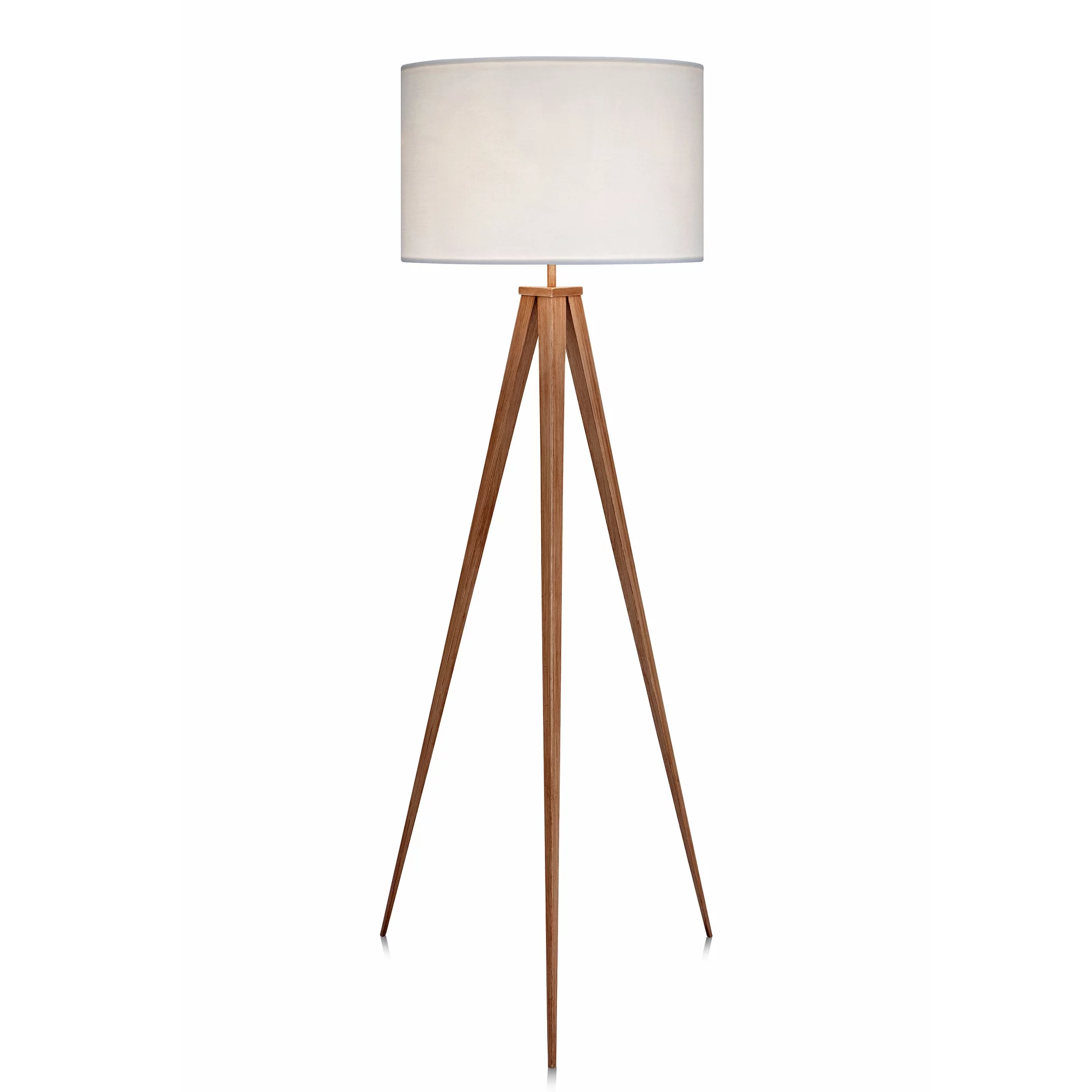 Teamson Home Tripod Floor Lamp with White Shade by Teamson Home Modern Lighting VN-L00007